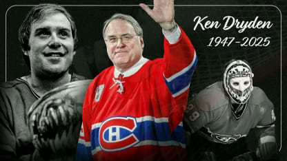 Montreal Canadiens remember Ken Dryden pregame ceremony