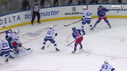 TBL@NYR: Miller scores goal against Jonas Johansson