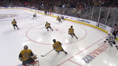 LAK@VGK: Moore scores goal against Adin Hill