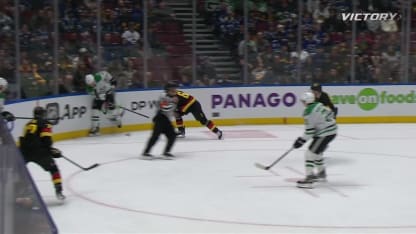 DAL@VAN: Rantanen scores empty-net goal