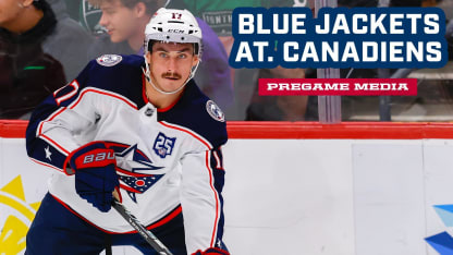 Blue Jackets @ Canadiens Pregame Media