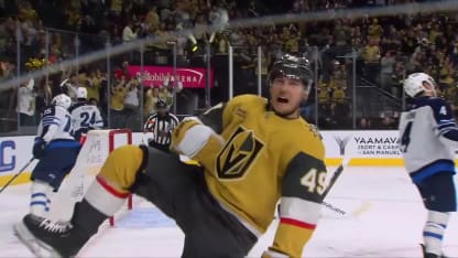 WPG@VGK: Barbashev scores goal against Eric Comrie