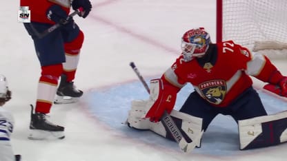 TOR@FLA: Rielly scores goal against Sergei Bobrovsky