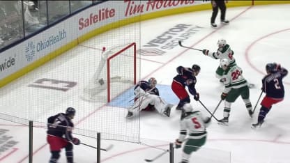 MIN@CBJ: Middleton scores goal against Daniil Tarasov