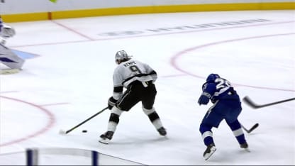 LAK@TBL: Kempe scores goal against Andrei Vasilevskiy