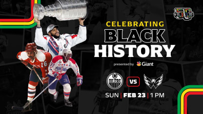 Capitals and Giant Announce Initiatives Celebrating Black History in February