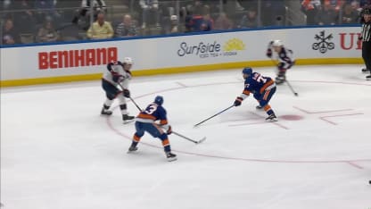 CBJ@NYI: Mateychuk scores goal against David Rittich