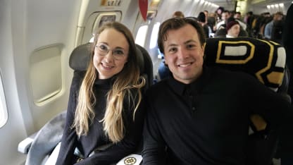 Photos: Bruins Siblings Trip | Flight to Dallas
