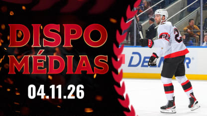 Michael Amadio dispo médias après le match contre NYI