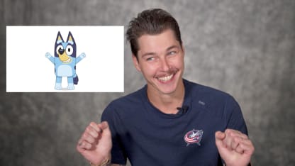 Labubu’s, Benson Boone & Bluey! Blue Jackets Alumni and Players Get Put to the Test! | Then and Now