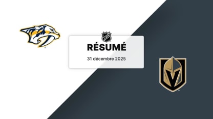 NSH vs VGK | Résumé | 31/12/2025
