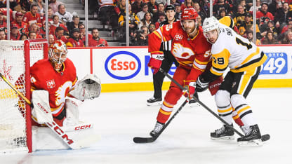 Penguins Beat Themselves in Calgary