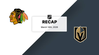 Recap: Blackhawks at Golden Knights 3.14.26
