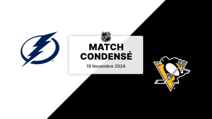 Match condensé : TBL @ PIT 19/11/2024
