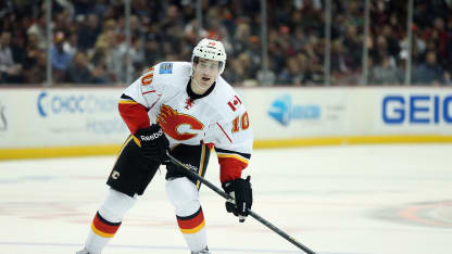 ANAHEIM, CA - MARCH 08: Roman Cervenka #10 of the Calgary Flames skates against the Anaheim Ducks at Honda Center on March 8, 2013 in Anaheim, California.