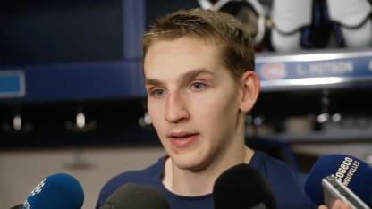 Après-match c. PHI : Hutson