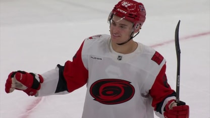 BUF@CAR: Legault scores empty-net goal