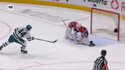 SJS@EDM: Sherwood marque un but contre Connor Ingram