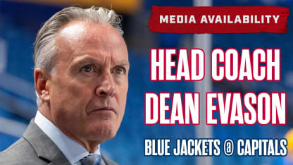 Blue Jackets @ Capitals - Head Coach Dean Evason | Pregame Media