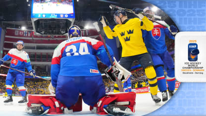 Heineman helps Sweden to lopsided win over Slovakia