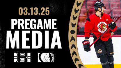 Thomas Chabot Pregame Media vs BOS