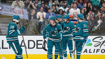 Celebrini goes top shelf