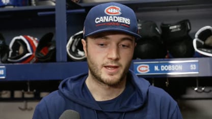 Après-match c. VGK : Dobson