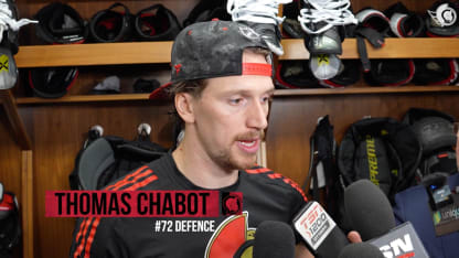 Thomas Chabot dispo médias après le match contre PIT