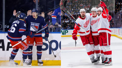 Nueva York y Detroit dominaron jornada dominical en la NHL