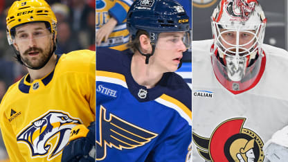 Veckans tre svenska stjärnor i NHL Filip Forsberg Jonatan Berggren Linus Ullmark