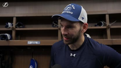 Zemgus Girgensons | Pregame at Carolina Hurricanes