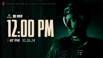 Game Preview Minnesota Wild at Philadelphia Flyers 102624