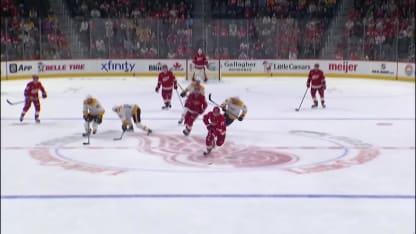 Dylan Larkin with a Goal vs. Nashville Predators