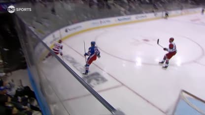 Seth Jarvis with a Goal vs. New York Rangers
