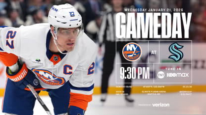 Game Preview: Islanders at Kraken Jan 21 2026