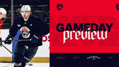 PREVIEW: Schwindt set for season debut as Panthers host Golden Knights