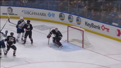 WPG@BUF: Fleury scores goal against Ukko-Pekka Luukkonen