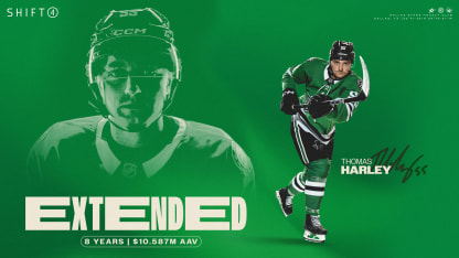 Dallas Stars sign defenseman Thomas Harley to eight-year, $84.696 million contract extension 102825
