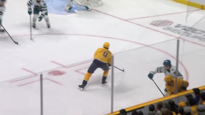 SJS@NSH: Josi scores goal against Alex Nedeljkovic