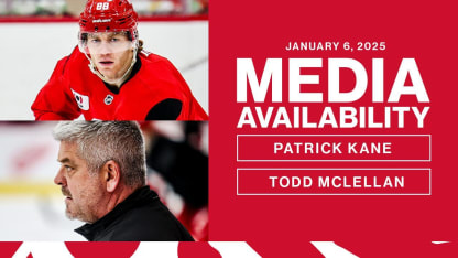 Patrick Kane & Todd McLellan Practice Media