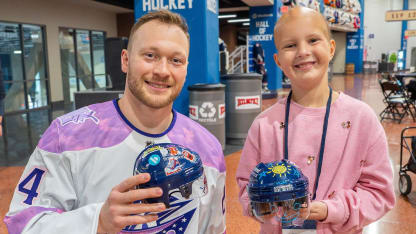 2025 Class of Heroes Spend Afternoon with CBJ Players at Annual Flashes of Hope Event 💜
