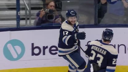 Justin Danforth with a Goal vs. New York Islanders