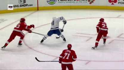 TOR@DET: Marner scores goal against Cam Talbot