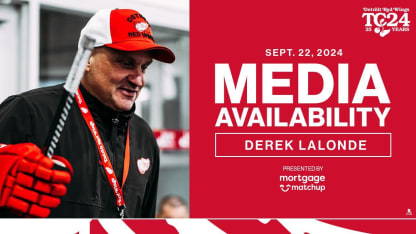 Derek Lalonde Training Camp Media | Sept. 22, 2024 