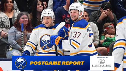 buffalo sabres columbus blue jackets casey mittelstadt jeff skinner alex tuch postgame report game recap april 14 2023