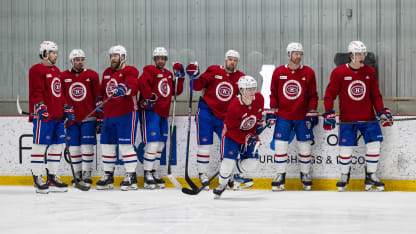 Lines and defense pairings at practice - Apr. 12