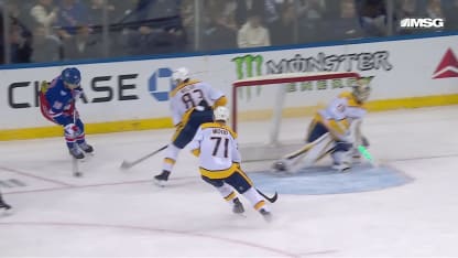 NSH@NYR: Panarin scores goal against Justus Annunen