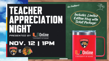 Florida Panthers Margaritaville Night - Parkbench