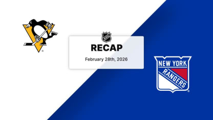 PIT at NYR | Recap