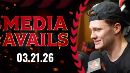 Tim Stützle Pregame Media vs TOR